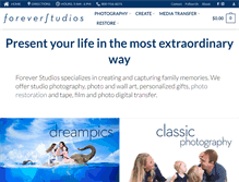 Tablet Screenshot of foreverstudios.com